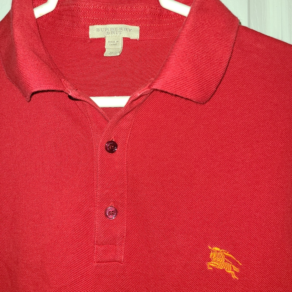 Burberry men's Medium polo - Picture 2 of 4